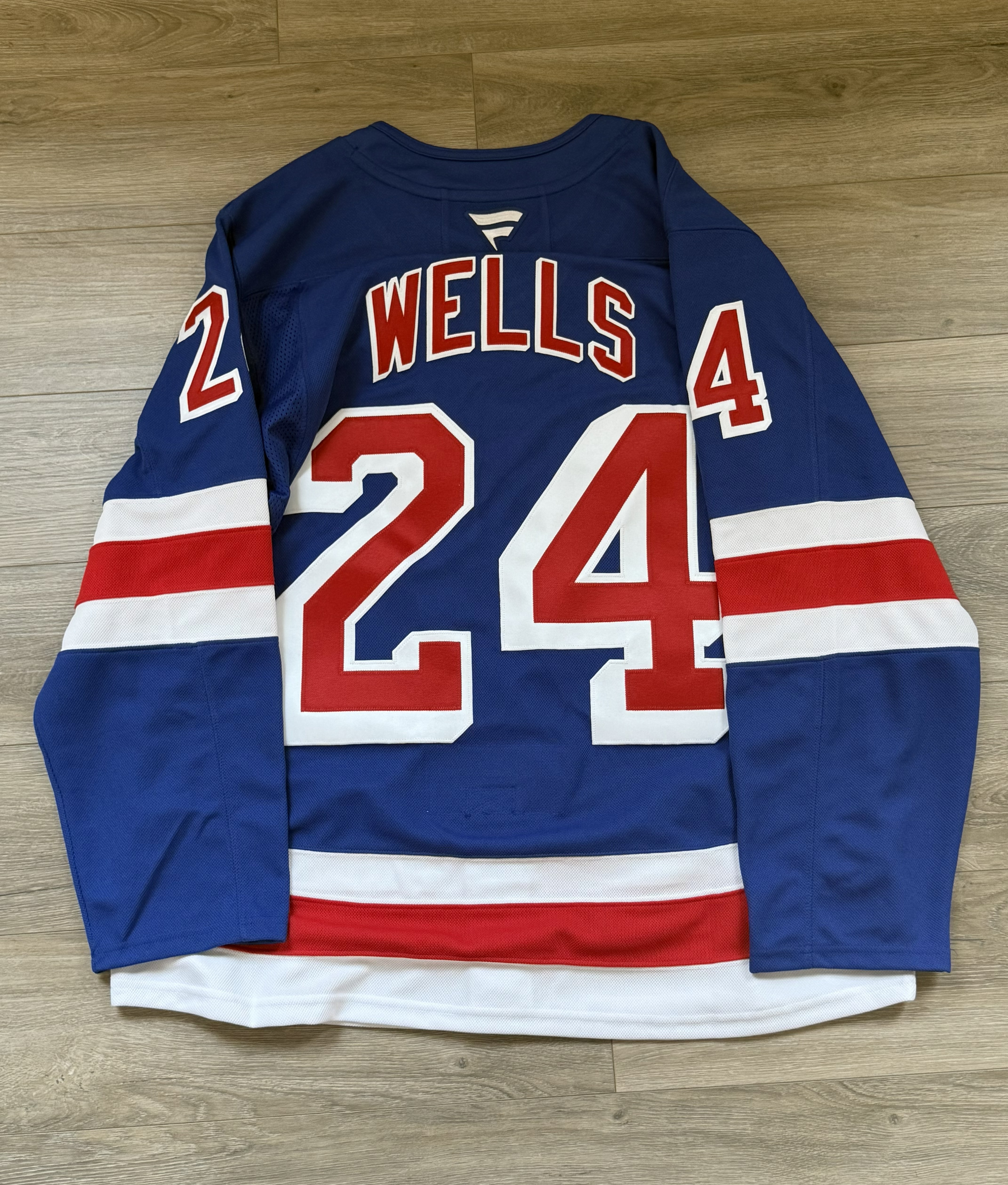 Jay Wells – New York Rangers - Guaranteed Autographed NHL Alumni Jersey