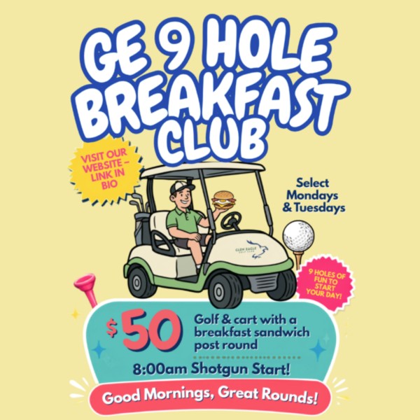 Glen Eagle 9-Hole Breakfast Club Shotgun Event August 31 2026